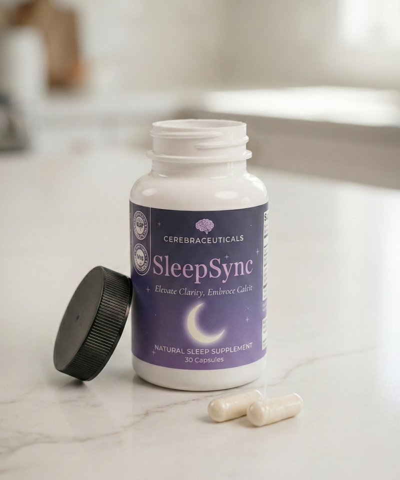 SleepSync nightly wellness supplement
