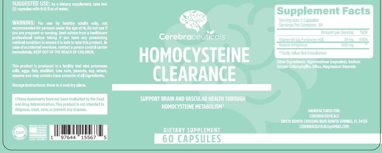 HOMOCYSTEINE CLEARANCE